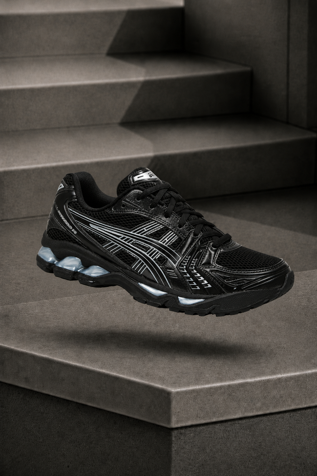 ASICS Gel-Kayano 14 — Black / Pure Silver