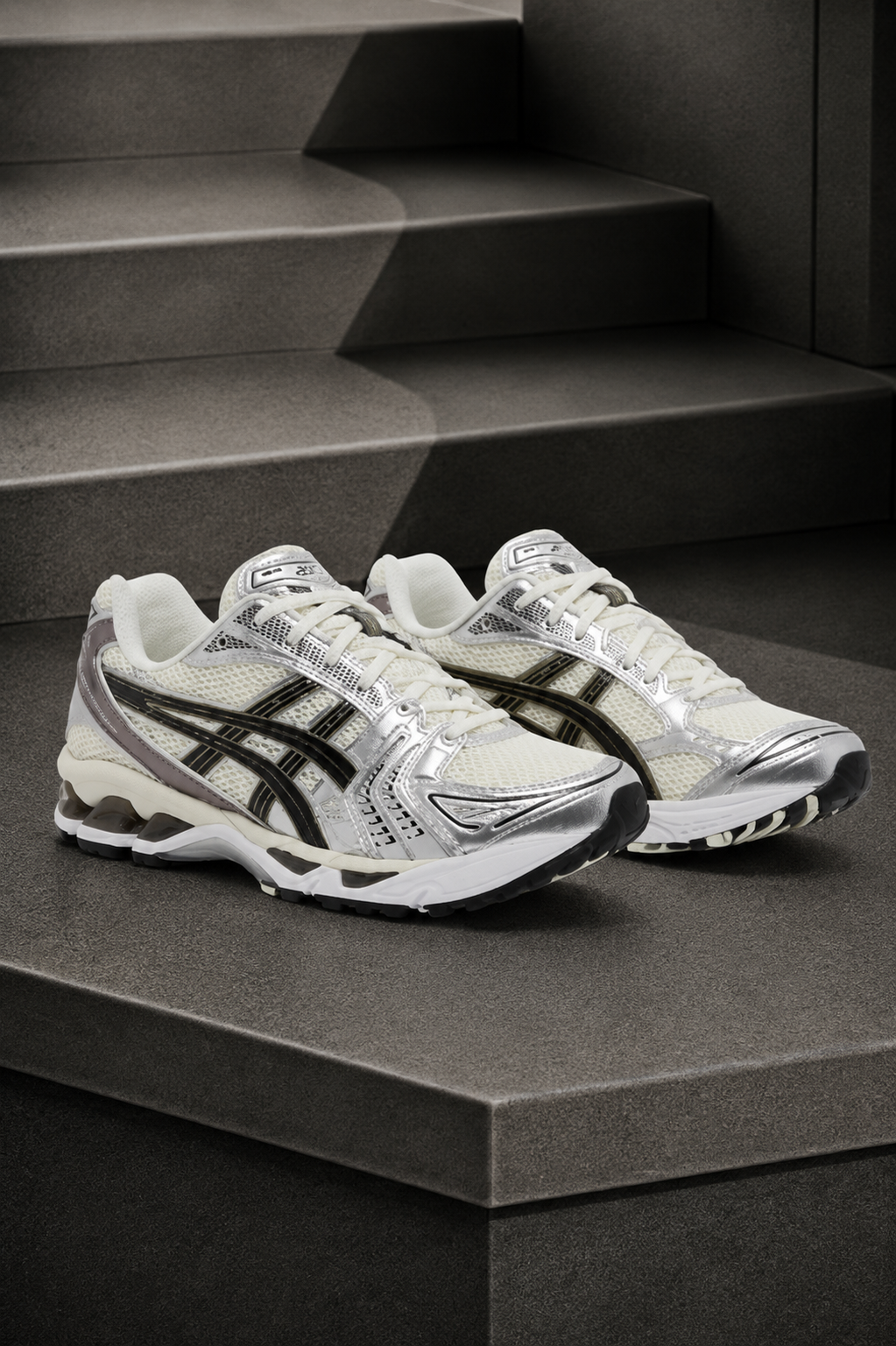 ASICS Gel-Kayano 14 — Silver Cream