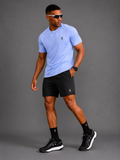 ON Running Homme  — T-shirt Bleu + Short Noir