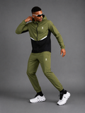 ON RUNNING — Ensemble Veste à Capuche + Pantalon — Kaki