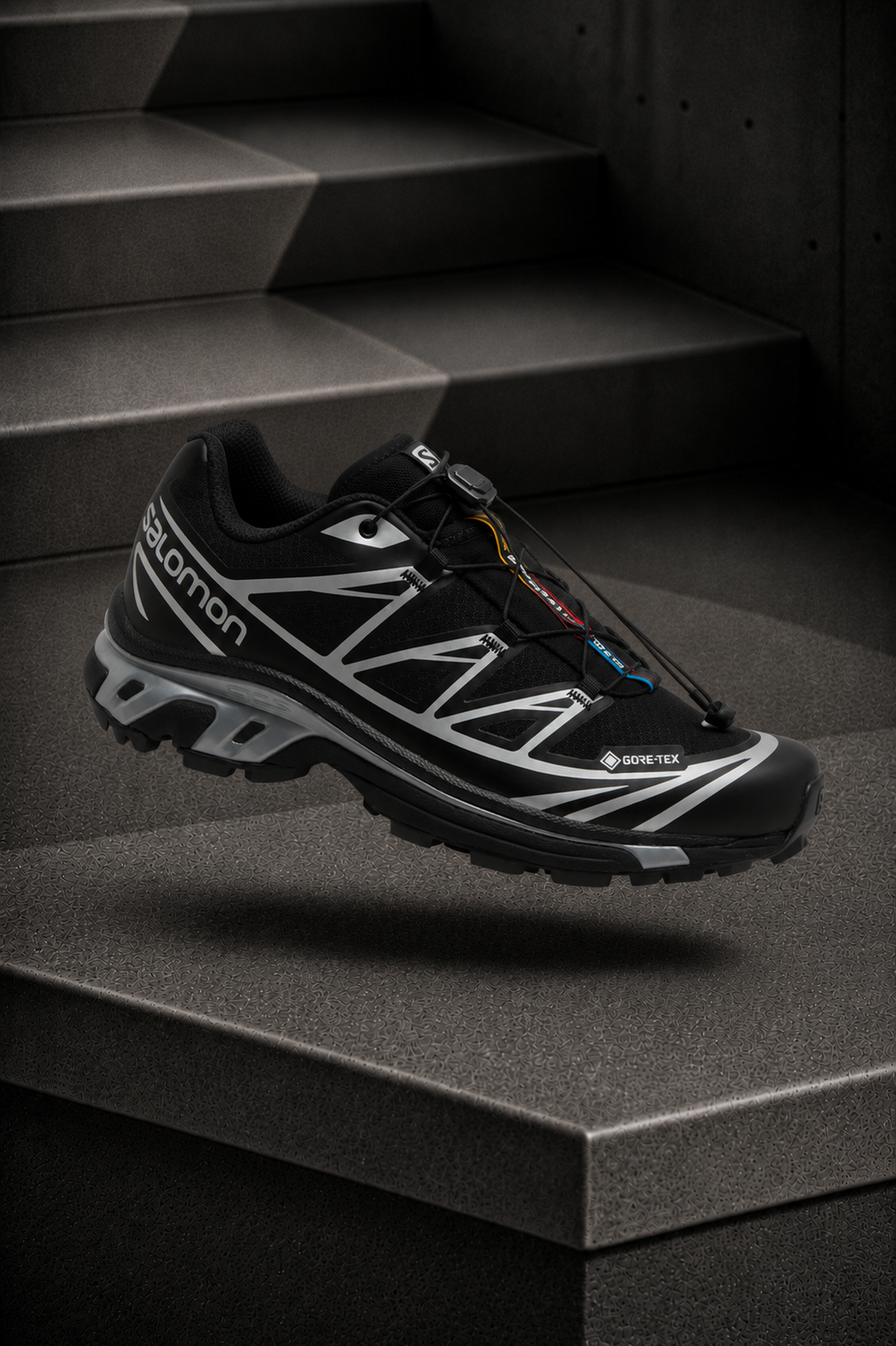 SALOMON — XT-6 GORE-TEX — Black / Silver