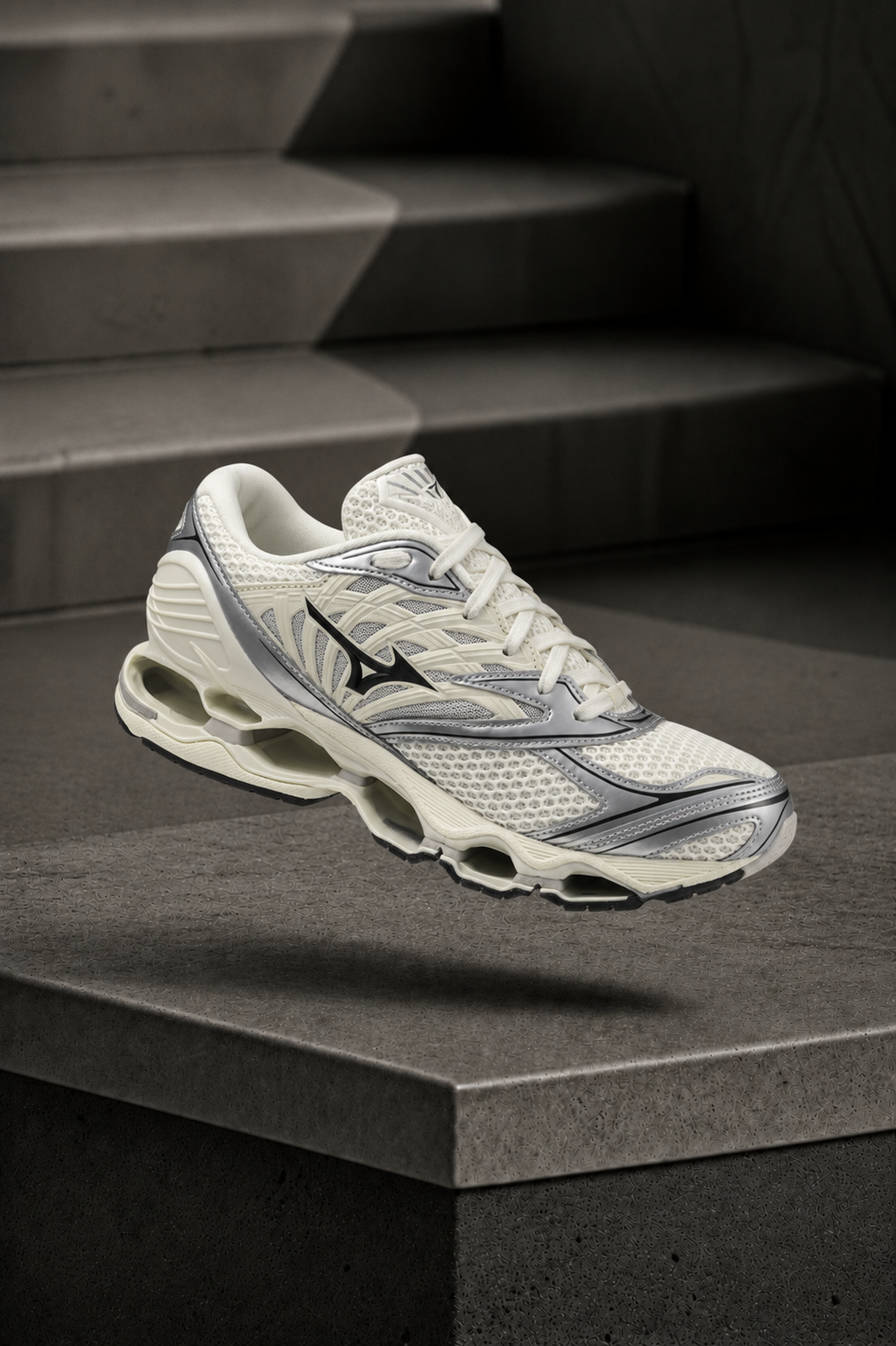 Mizuno Wave Prophecy « Cream/Silver »