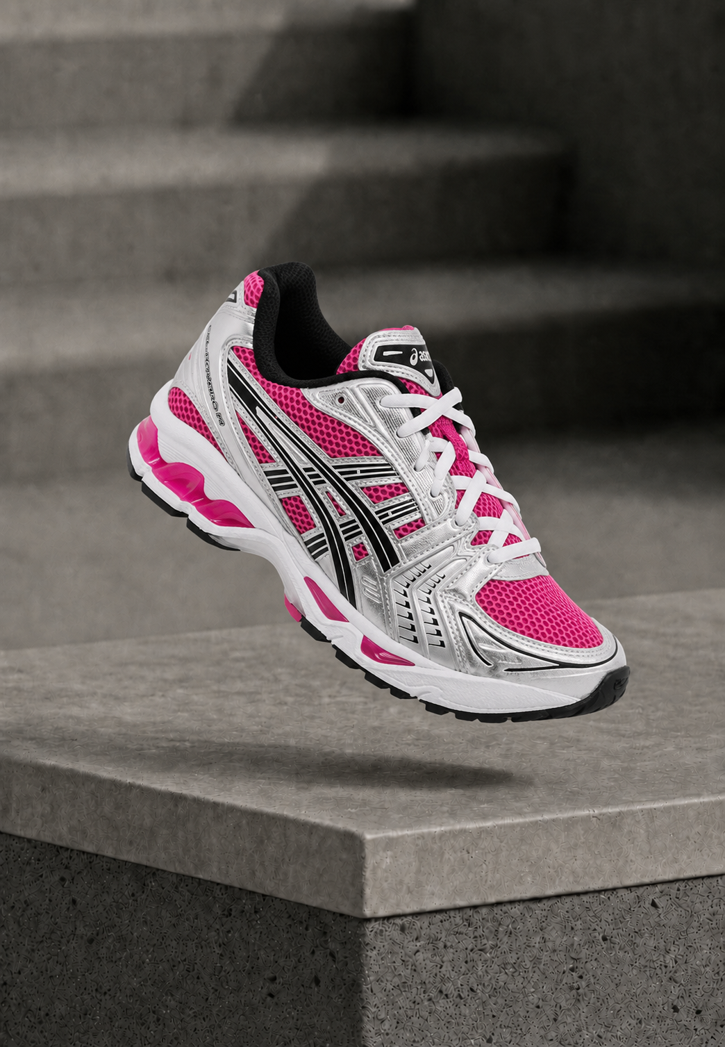 ASICS — GEL-Kayano 14 — Rose Vif / Argent