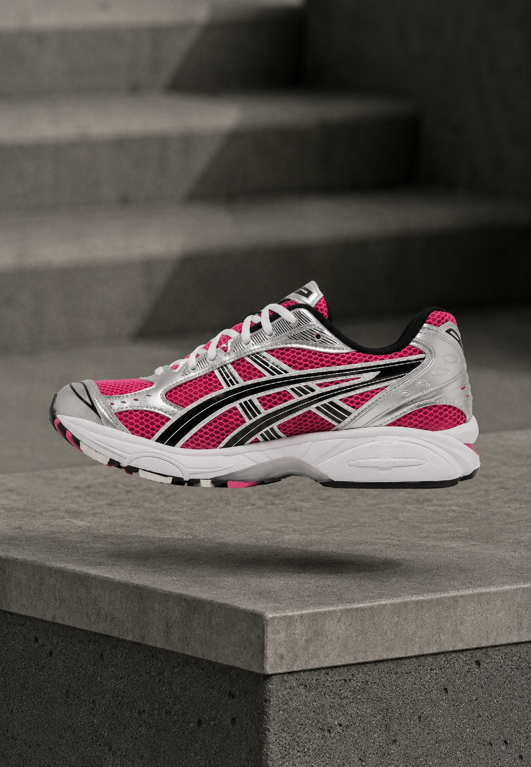 ASICS — GEL-Kayano 14 — Rose Vif / Argent