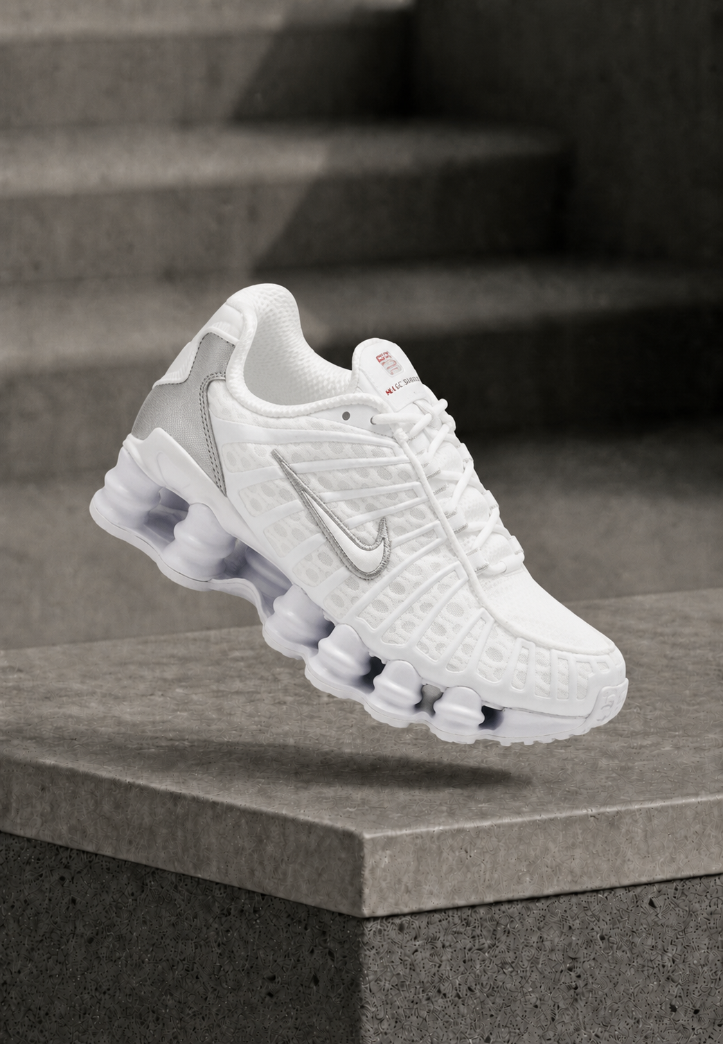 NIKE — Shox TL — Blanc / Argent