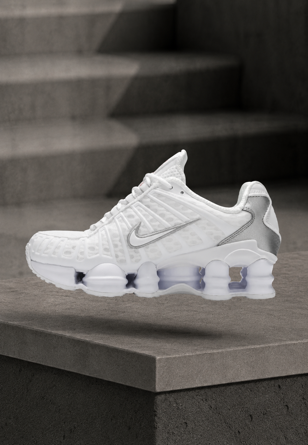 NIKE — Shox TL — Blanc / Argent