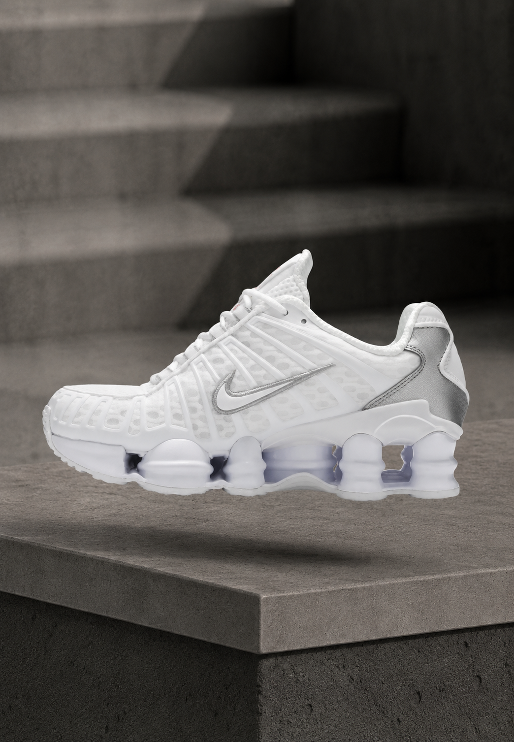 NIKE — Shox TL — Blanc / Argent