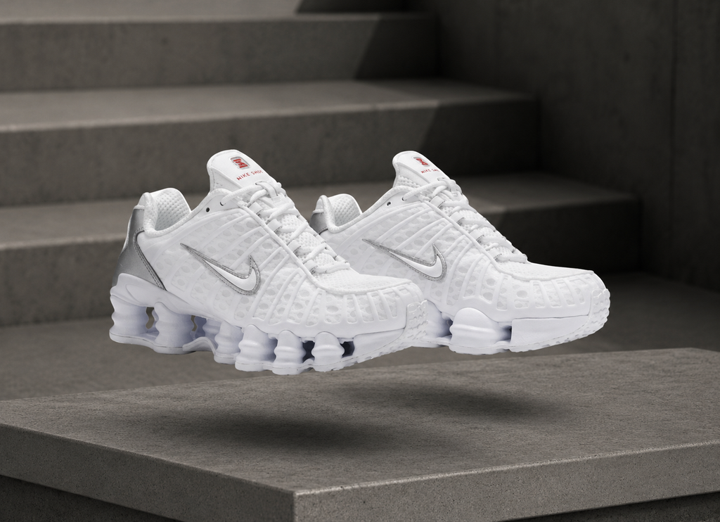 NIKE — Shox TL — Blanc / Argent