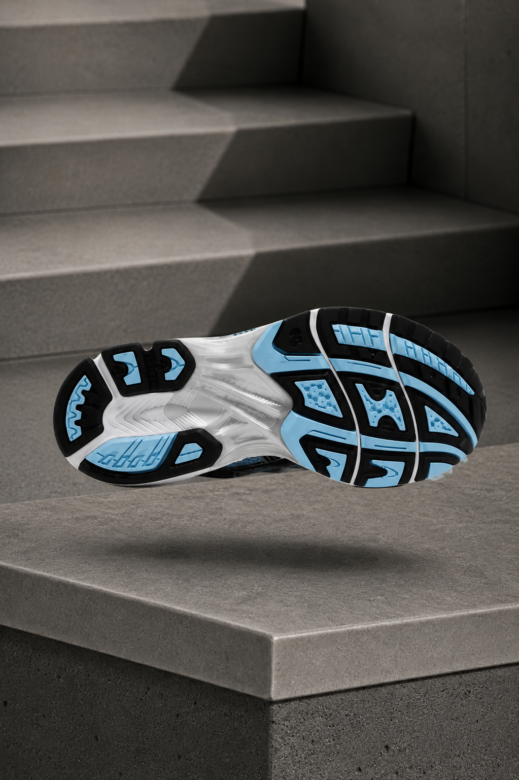 ASICS Gel-Kayano 14 — Bleu Ciel / Argenté / Blanc / Noir
