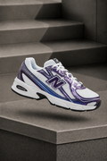 New Balance 740 — Blanc / Violet Dégradé