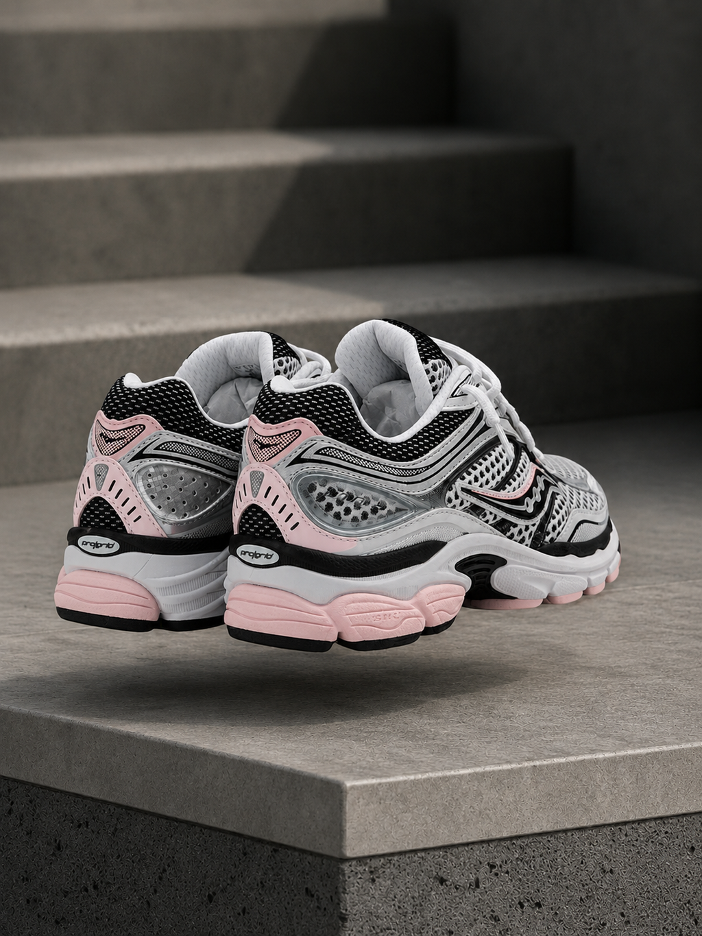 Saucony Omni Grid 9 Rose Argenté