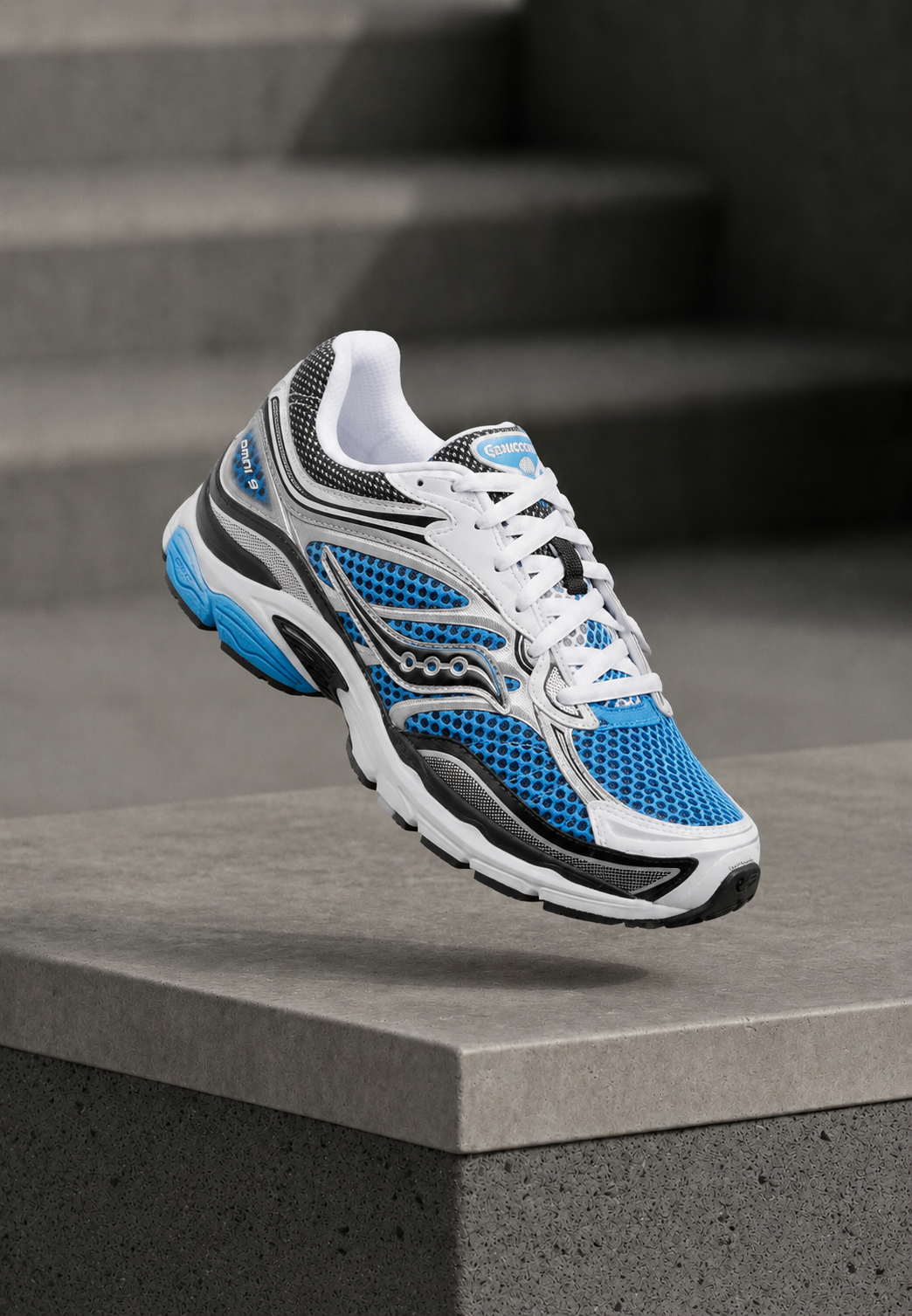 Saucony Omni Grid 9 Bleu