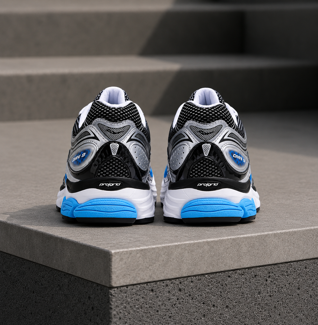 Saucony Omni Grid 9 Bleu