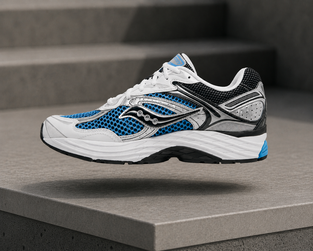 Saucony Omni Grid 9 Bleu