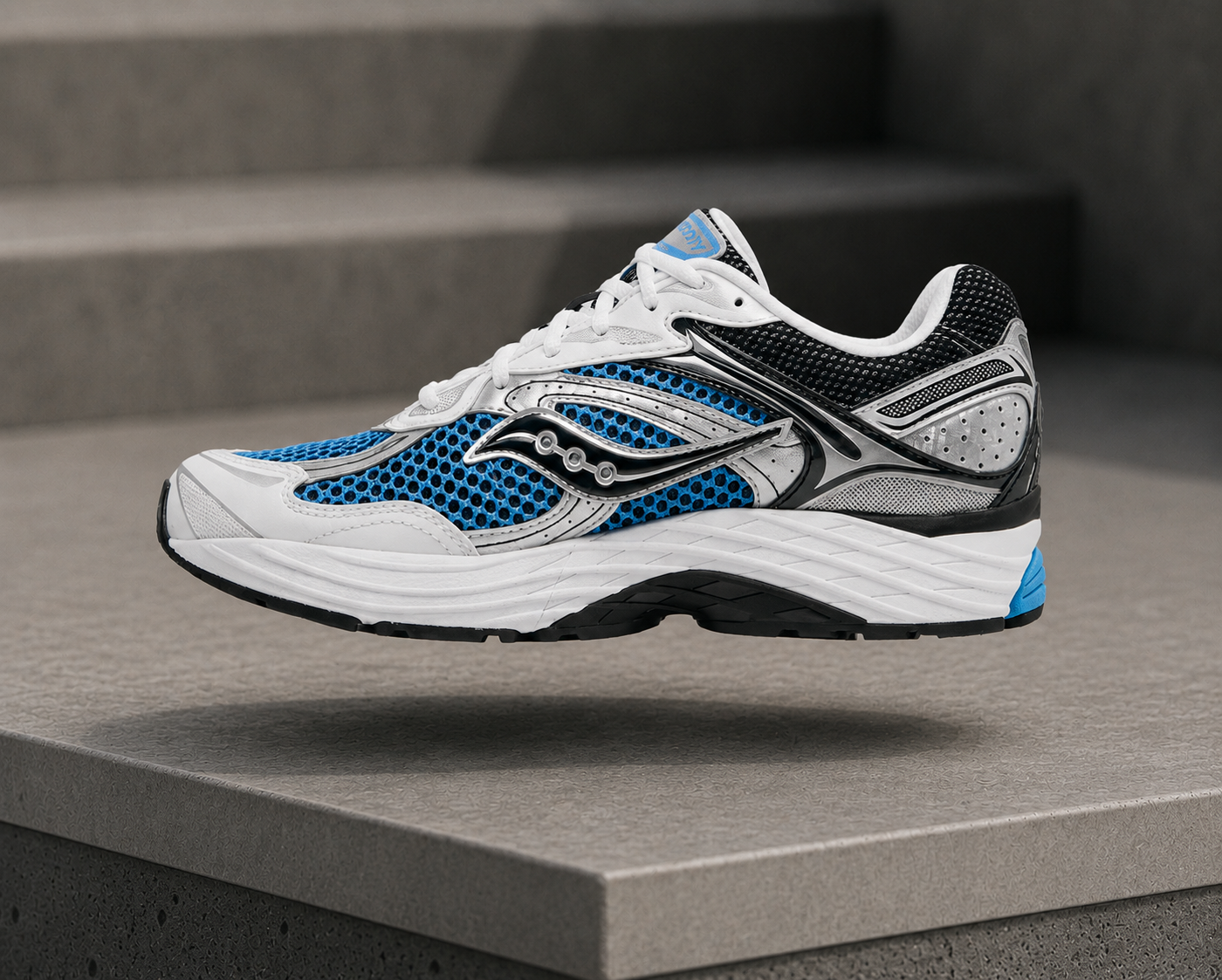 Saucony Omni Grid 9 Bleu