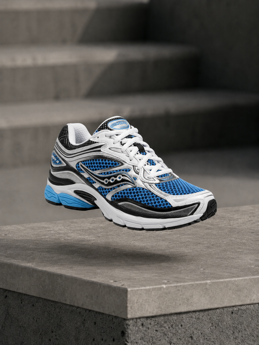 Saucony Omni Grid 9 Bleu