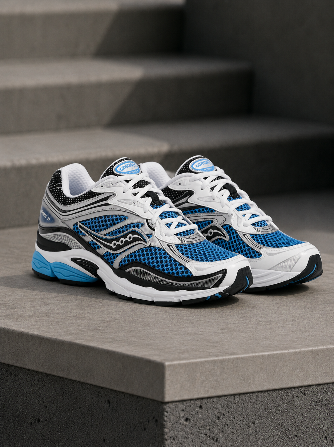 Saucony Omni Grid 9 Bleu