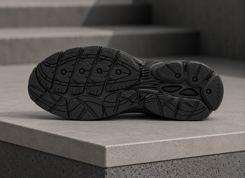 Saucony Omni Grid 9 – Sneakers Noires Unisexe Lifestyle