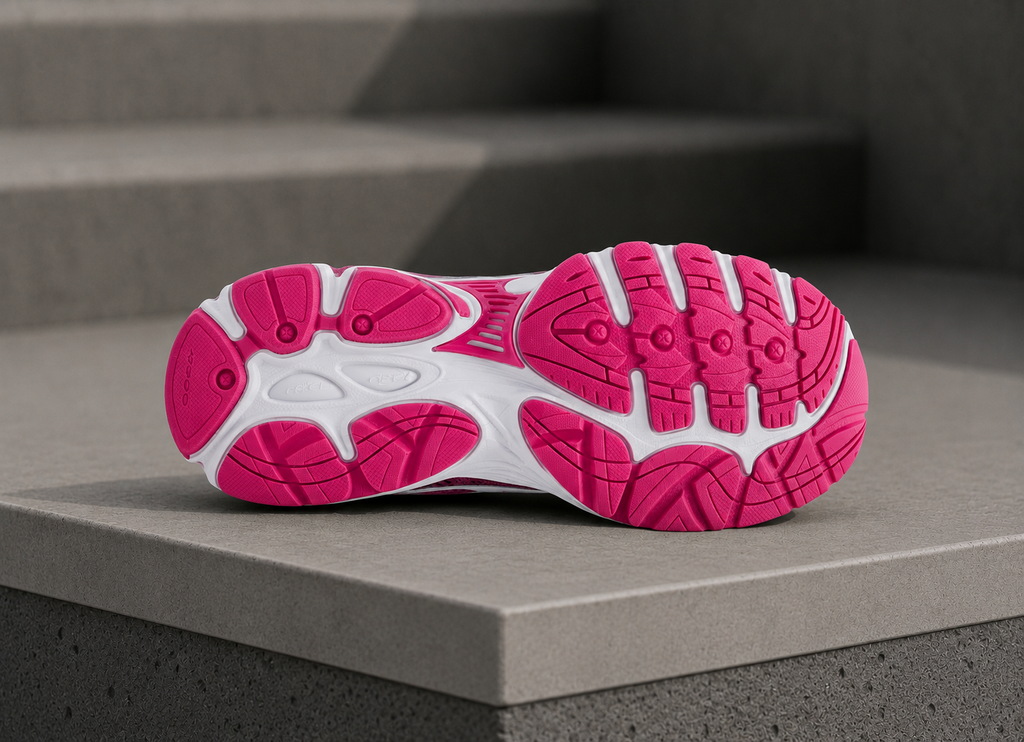 Saucony Omni Grid 9 Rose Blanc