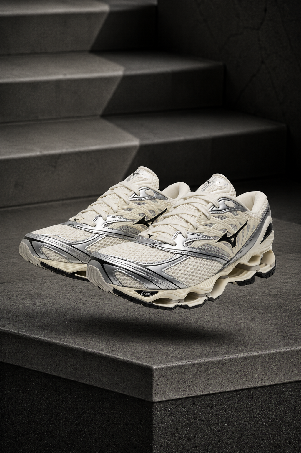 Mizuno Wave Prophecy « Cream/Silver »