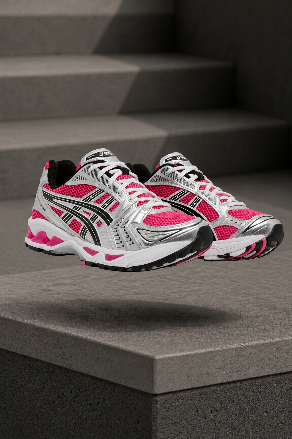 ASICS — GEL-Kayano 14 — Rose Vif / Argent