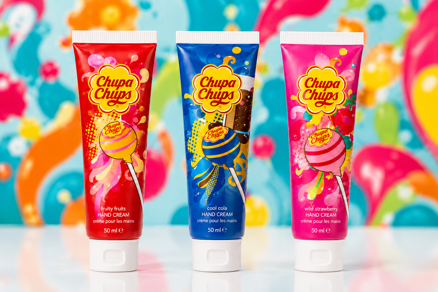 Crème Mains Chupa Chups – Collection 3 Parfums