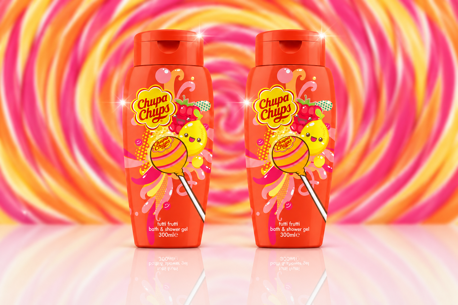 Gel Bain & Douche Chupa Chups – Collection 3 Parfums 300ml