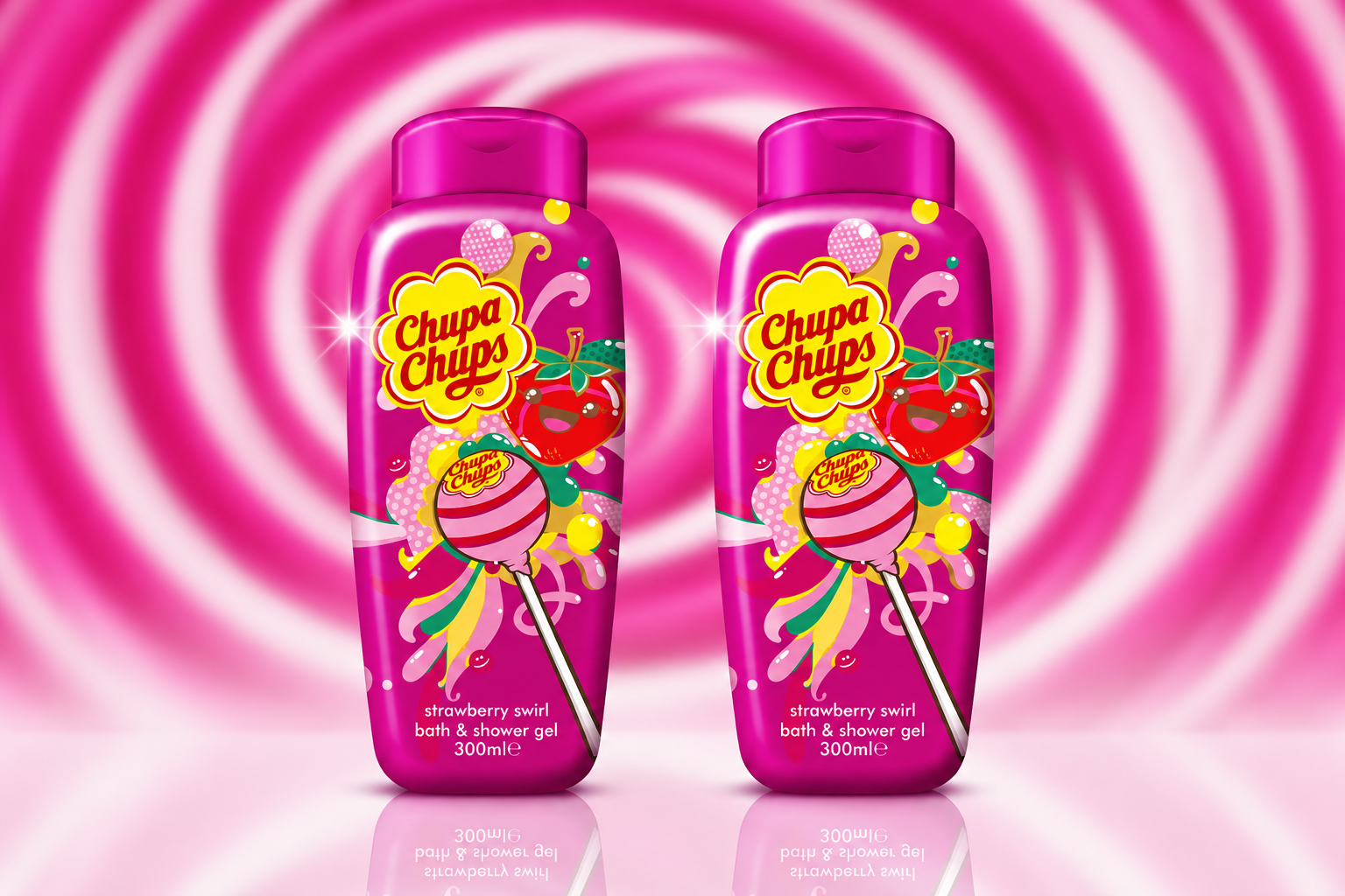 Gel Bain & Douche Chupa Chups – Collection 3 Parfums 300ml