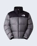 Doudoune The North Face 1996 Retro Nuptse Grise et Noire – Duvet 700 Fill, Logos Oversize