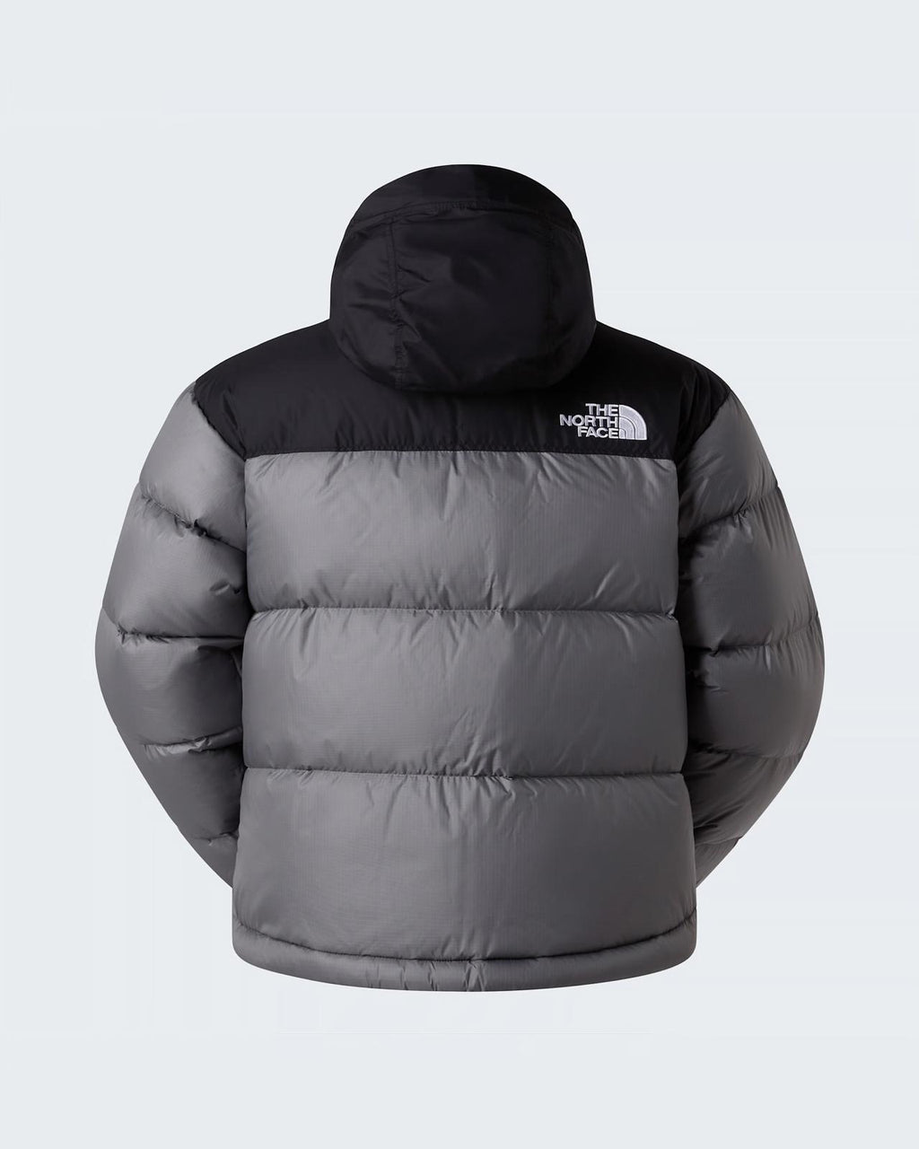 Doudoune The North Face 1996 Retro Nuptse Grise et Noire – Duvet 700 Fill, Logos Oversize