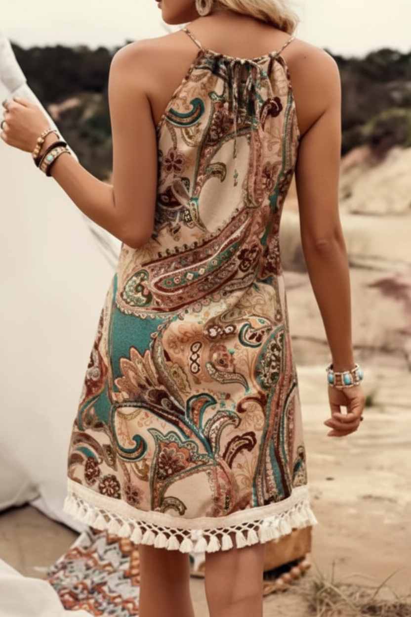 Robe bohème paisley dos format 2:3