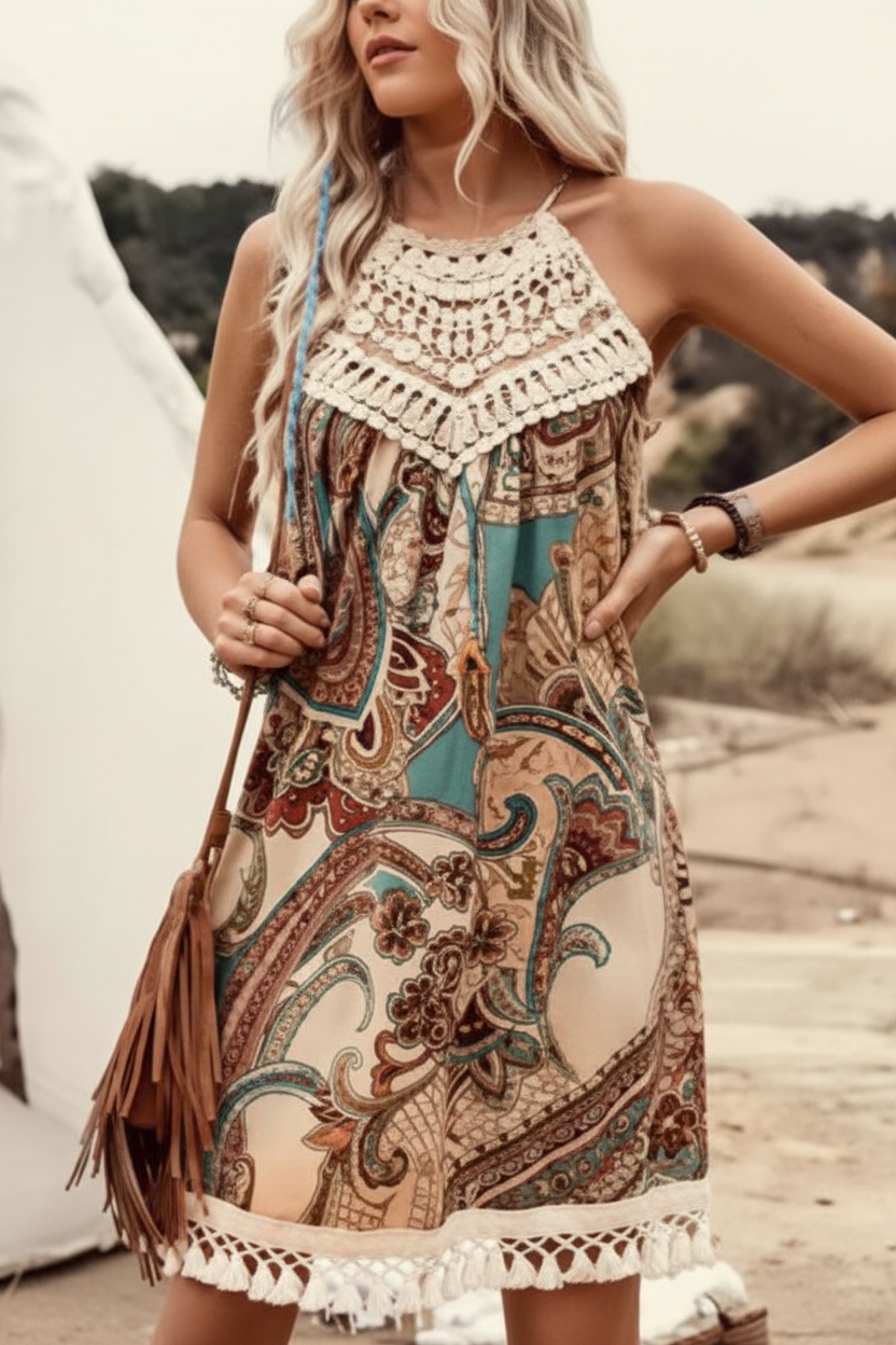 Robe bohème paisley format 2:3